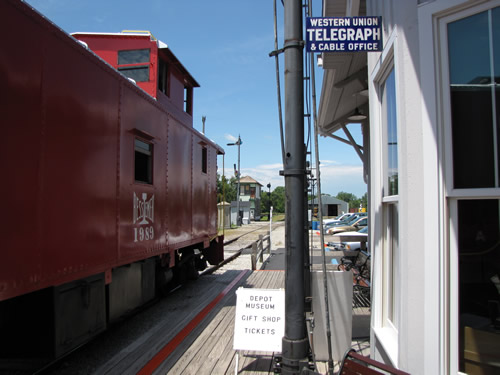 Caboose Train at North Judson Depot