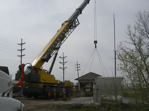 Crane at Grasselli Tower