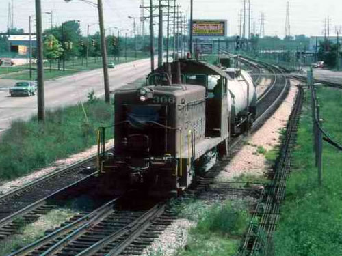 UP 6531 at Grasselli Tower