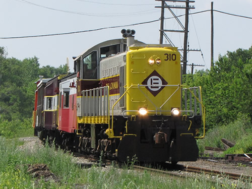 Caboose at North Judson Depot