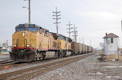 UP 6531 at Grasselli Tower