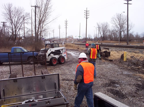 Work Crew at Grasselli Tower