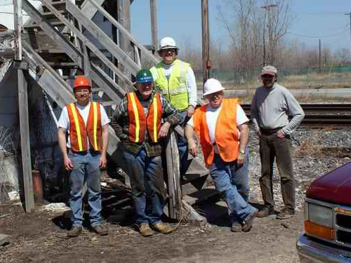 Work Crew at Grasselli Tower